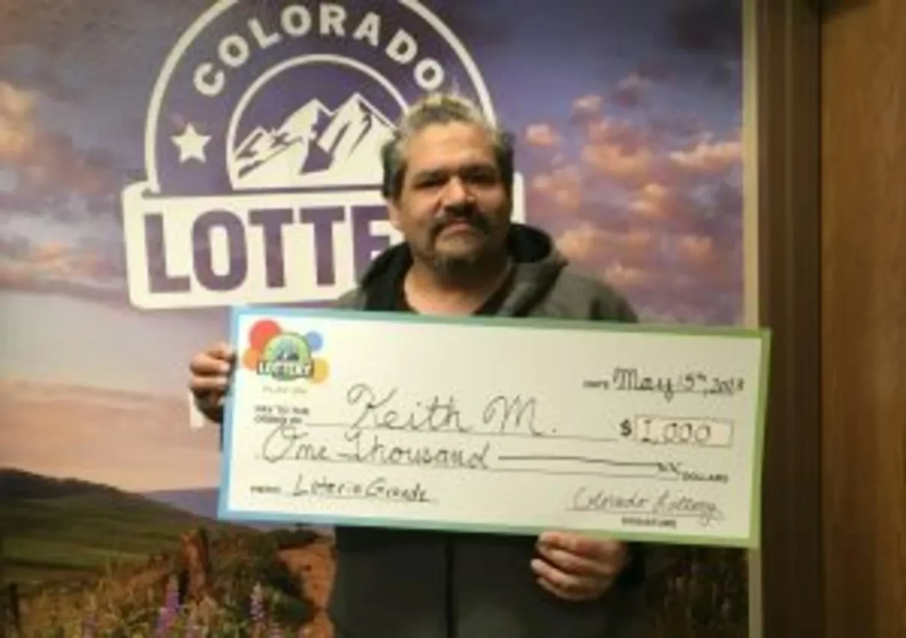 Fruita的Keith M.在Loteria Grande中获得了$1,000的彩金！